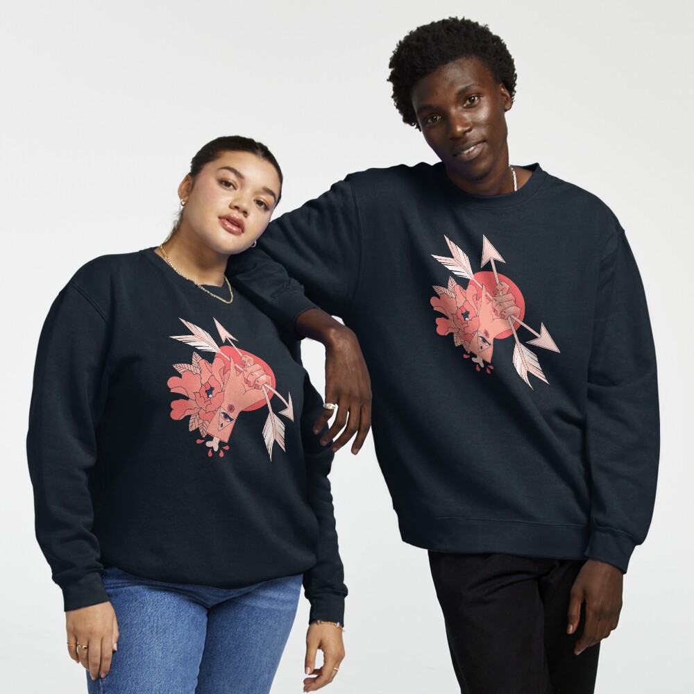 Vista previa del artículo con la obra «Sudadera sin capucha», diseñado y vendido por gingerish.