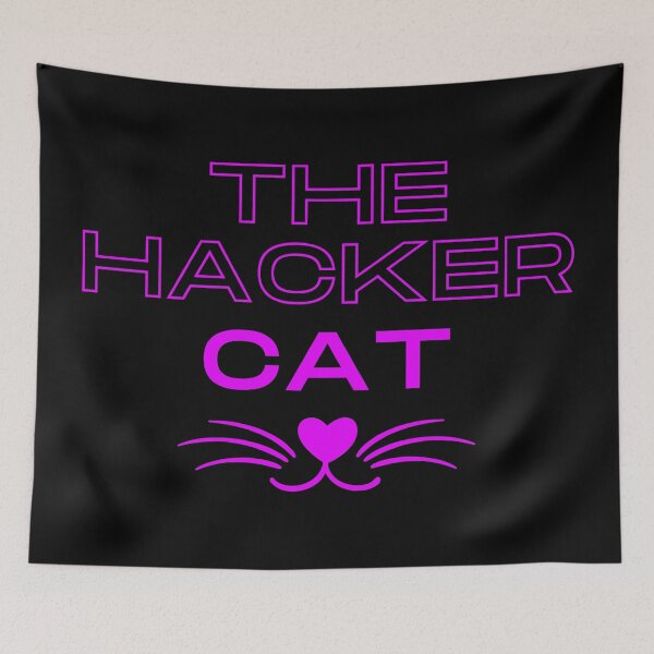 Item preview, The hacker cat funny minimalistic design designed and sold by DigitalMagShop.