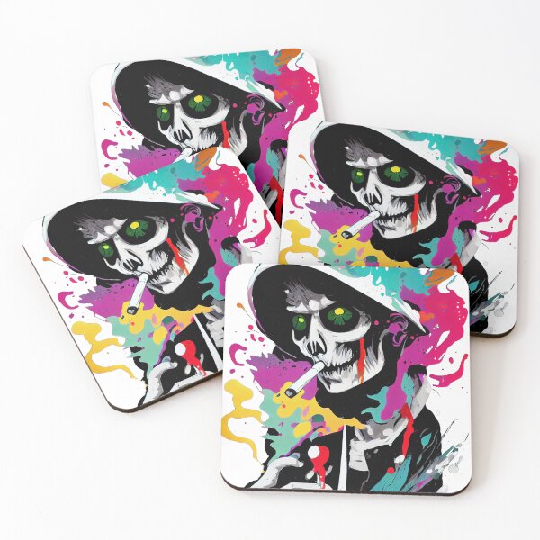Item preview, The Grim Reaper smoking designed and sold by flowinglobe.