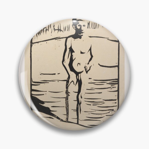 Item preview, Ernst Ludwig Kirchner Badender Junge  designed and sold by TeeARTHY.