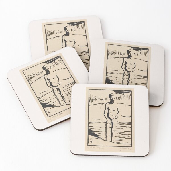 Item preview, Ernst Ludwig Kirchner Badender Junge  designed and sold by TeeARTHY.