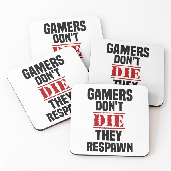 Item preview, Gamers don't die they respawn designed and sold by MrJArts.