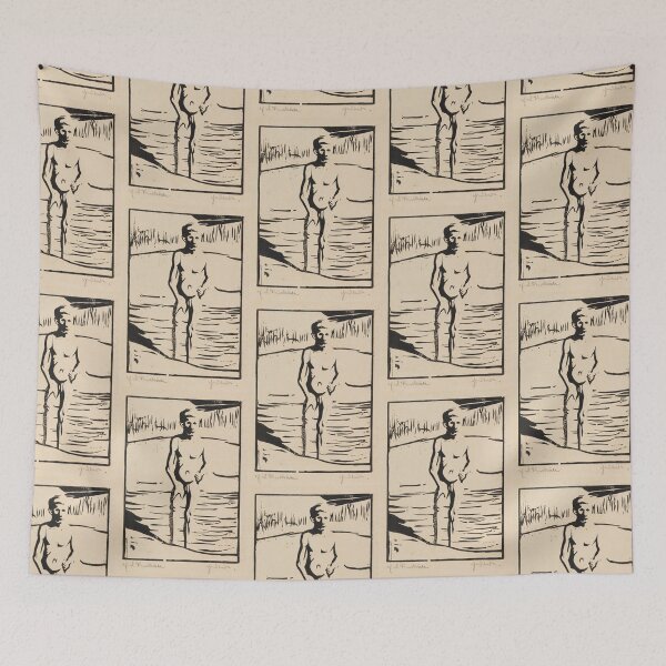 Item preview, Ernst Ludwig Kirchner Badender Junge  designed and sold by TeeARTHY.