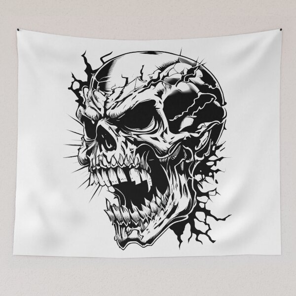Item preview, A SKULL SCREAMING  designed and sold by JequiPrint.