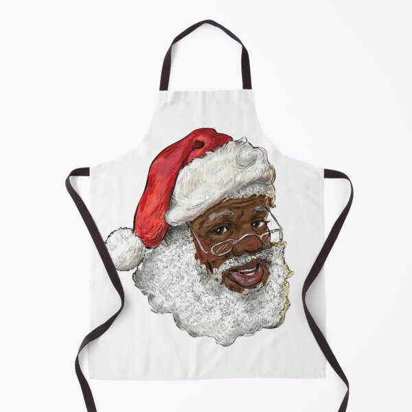 Item preview, black happy holidays african american santa mrs designed and sold by BORHIM-ART.