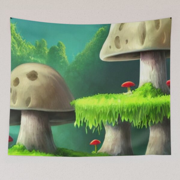 Item preview, Cozy Mushroom World | Fantacy Shrooms designed and sold by SchlossInspire.