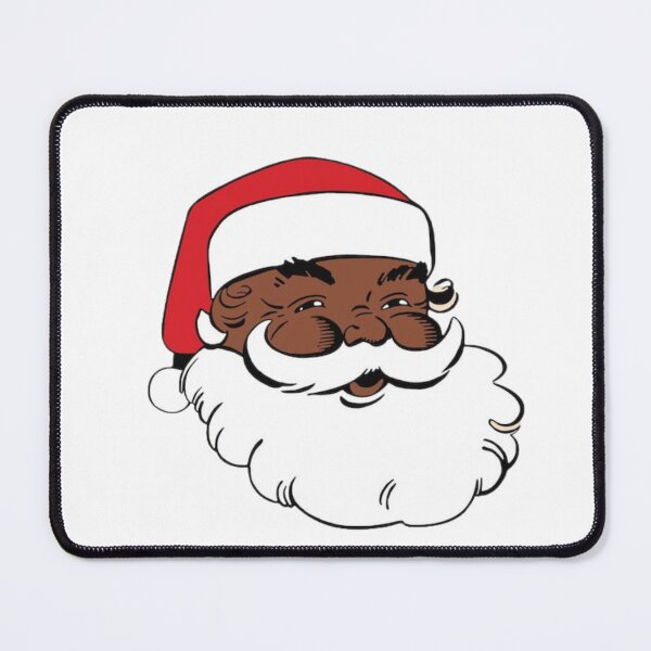 Item preview, black happy holidays african american santa mrs  designed and sold by BORHIM-ART.