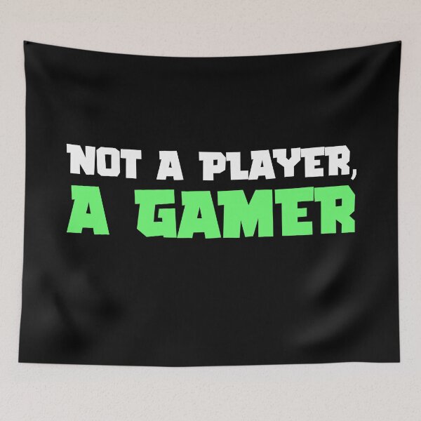 Item preview, Not A Player, A Gamer - Gaming Quotes designed and sold by EnzoVectorism.