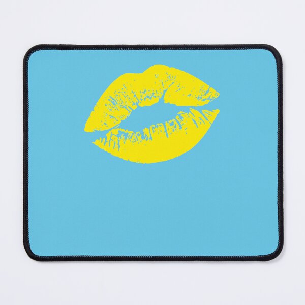 Item preview, Yellow Lips Kissable 80s designed and sold by EbnerPrints.