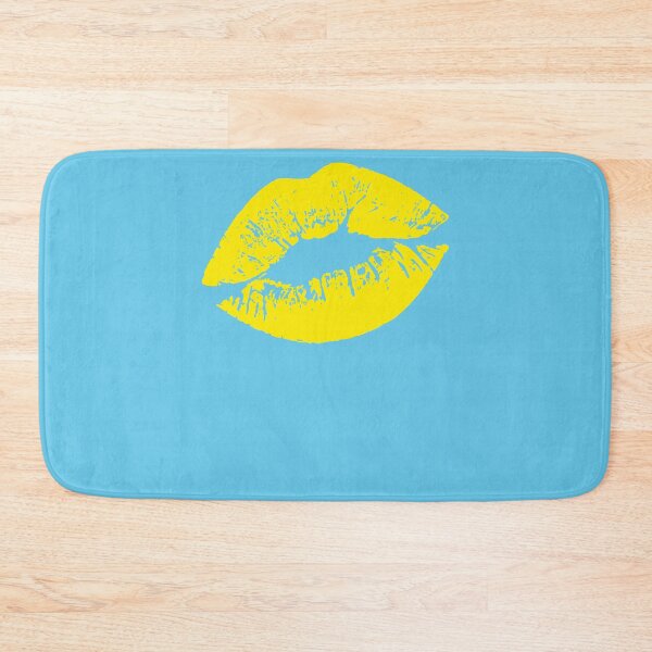 Item preview, Yellow Lips Kissable 80s designed and sold by EbnerPrints.