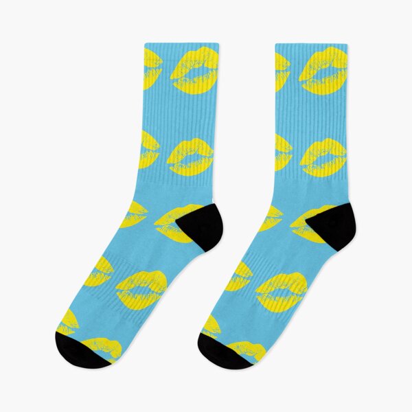 Item preview, Yellow Lips Kissable 80s designed and sold by EbnerPrints.