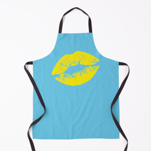 Item preview, Yellow Lips Kissable 80s designed and sold by EbnerPrints.