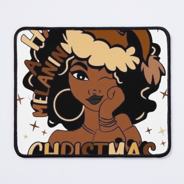 Item preview, black happy holidays african american santa mrs  designed and sold by BORHIM-ART.