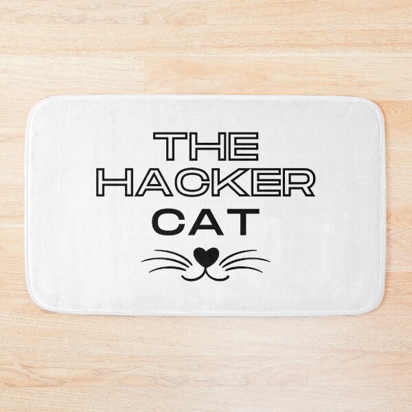 Item preview, The hacker cat funny minimalistic design designed and sold by DigitalMagShop.