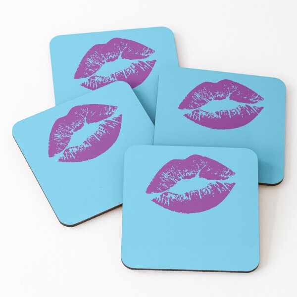 Item preview, Purple Lips Kissable Lips 80s designed and sold by EbnerPrints.