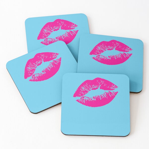 Item preview, Pink Lips Kissable 80s designed and sold by EbnerPrints.