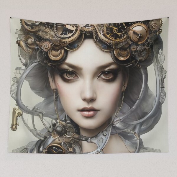 Item preview, Alanis Steampunk Girl Portrait  designed and sold by Kamiri.