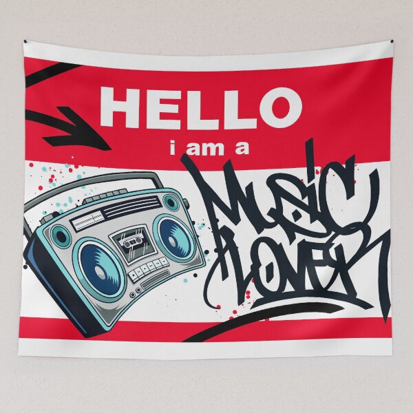 Item preview, I am a Music Lover designed and sold by Wounyz.