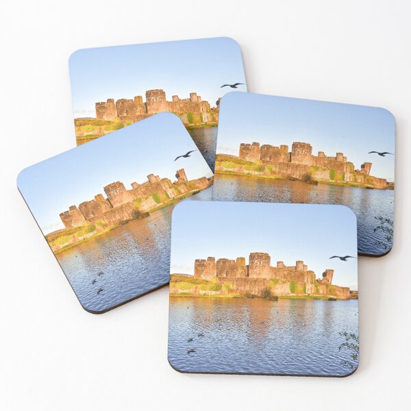 Item preview, Sunset, Caerphilly Castle, Wales designed and sold by VnGphoto.