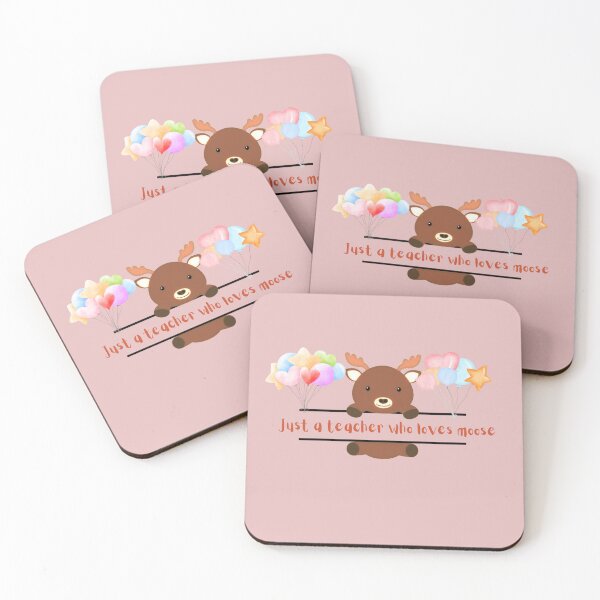 Item preview, Just a teacher who loves moose designed and sold by NoManDesign.