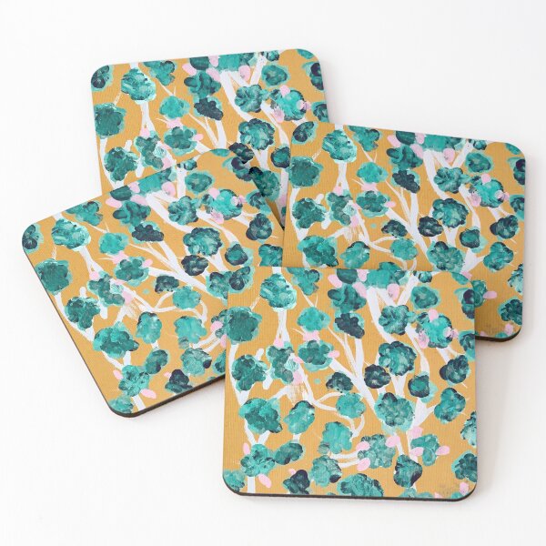 Item preview, Teal Blossoms - Art designed and sold by jolabrese.