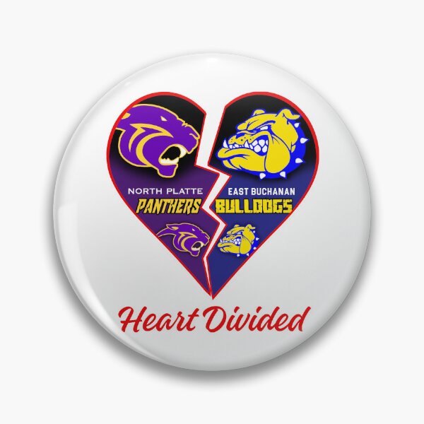 Item preview, North Platte East Buchanan Heart Divided v2 designed and sold by HighPack.