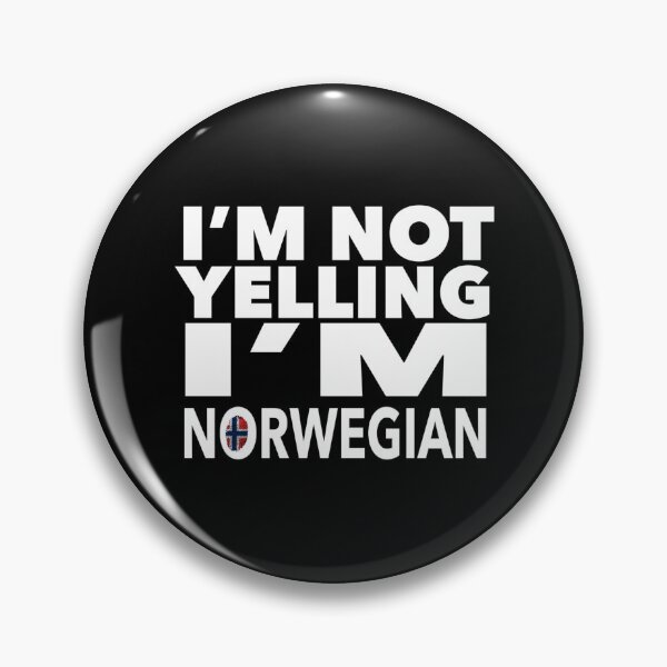 Item preview, Norwegian present - i'm not yelling, i'm Norwegian - Norwegian gifts - Norwegian flag - Norway Gift - Norwegian Decor designed and sold by babaorum.