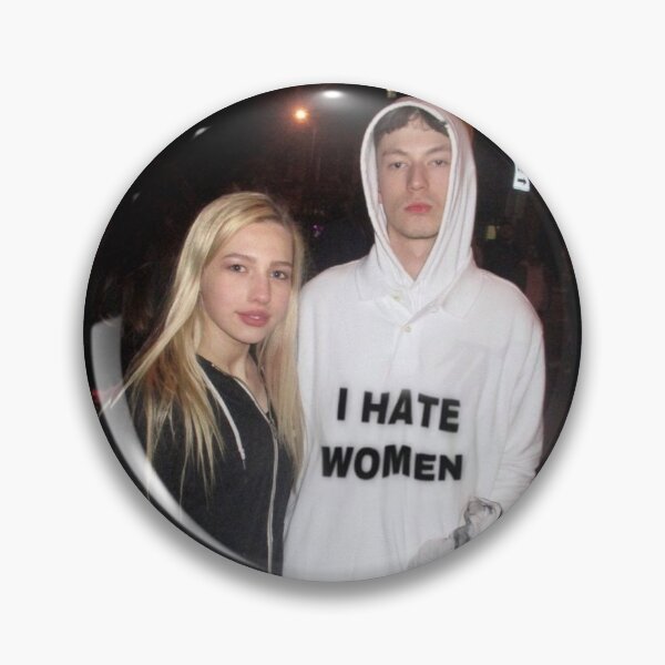 Item preview, bladee i hate women pin designed and sold by yung1ean.