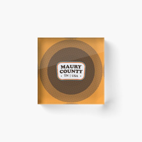 Item preview, Maury County | Retro Badge designed and sold by retroready.