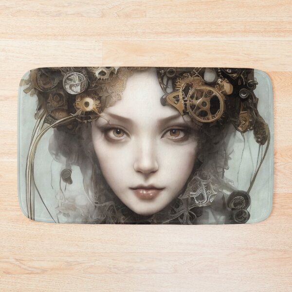 Item preview, Amber Steampunk Girl Portrait  designed and sold by Kamiri.