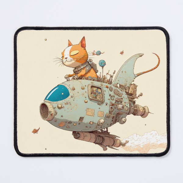 Item preview, Cats in Space! Cats in Space Ships Illustration. designed and sold by The-Dark-Art.