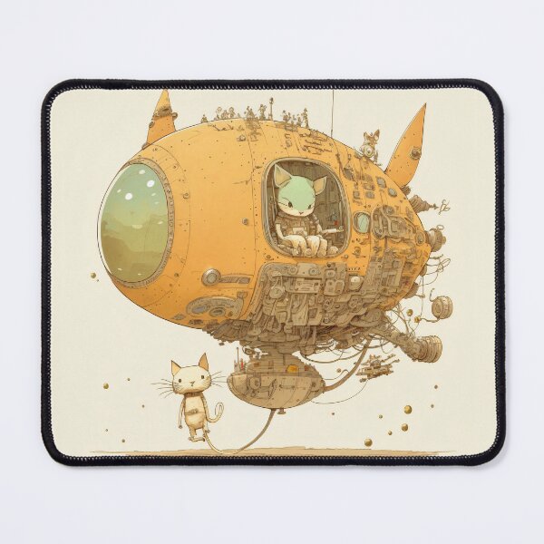 Item preview, Cats in Space! Cats in Space Ships Illustration. designed and sold by The-Dark-Art.