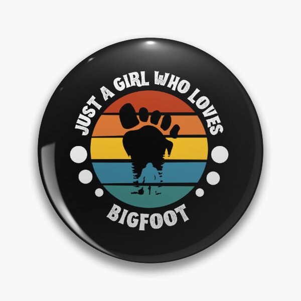 Item preview, A Girl Who Loves Bigfoot Hide And Seek Retro Vintage Squatch Sasquatch Yeti Legend Monster Conspiracy Cute Funny Inspirational Motivational Gift T-Shirt designed and sold by EpsilonEridani.