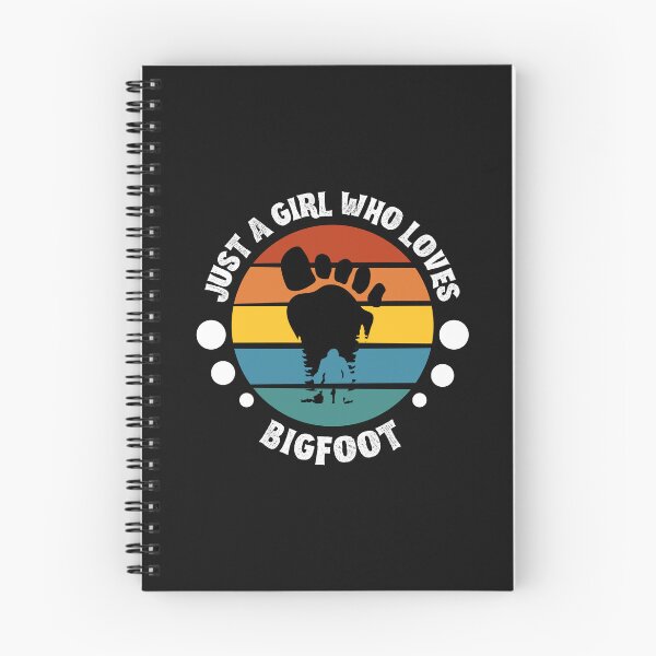 Item preview, A Girl Who Loves Bigfoot Hide And Seek Retro Vintage Squatch Sasquatch Yeti Legend Monster Conspiracy Cute Funny Inspirational Motivational Gift T-Shirt designed and sold by EpsilonEridani.