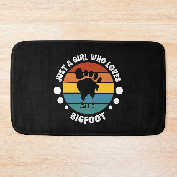Item preview, A Girl Who Loves Bigfoot Hide And Seek Retro Vintage Squatch Sasquatch Yeti Legend Monster Conspiracy Cute Funny Inspirational Motivational Gift T-Shirt designed and sold by EpsilonEridani.