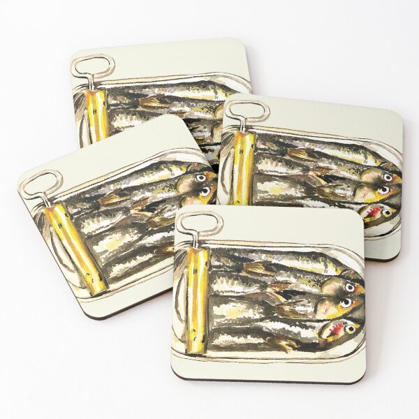 Item preview, Sardines Painting designed and sold by emilyryan.
