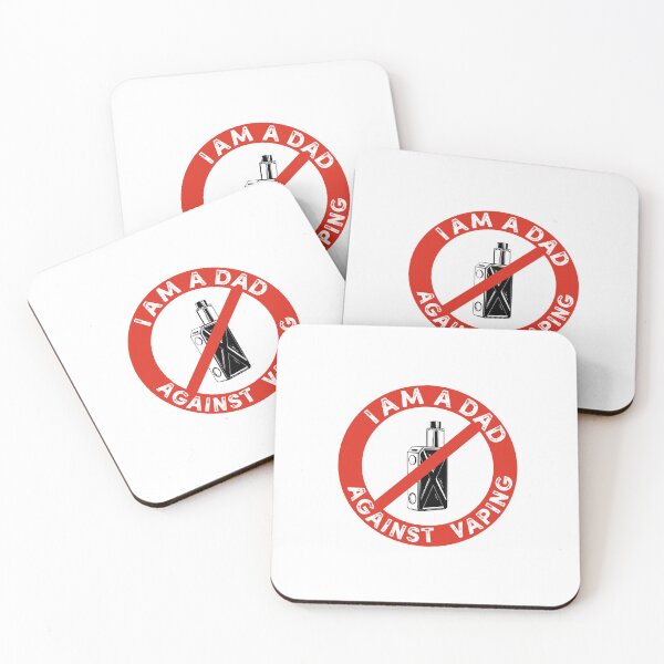Item preview, I Am A Dad Against Vaping E-Cigarettes Health Conscious Gift For Non Smoker Anti Vape Father Pops Grandpa designed and sold by ArtistryPrint.