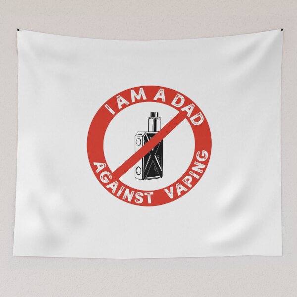 Item preview, I Am A Dad Against Vaping E-Cigarettes Health Conscious Gift For Non Smoker Anti Vape Father Pops Grandpa designed and sold by ArtistryPrint.