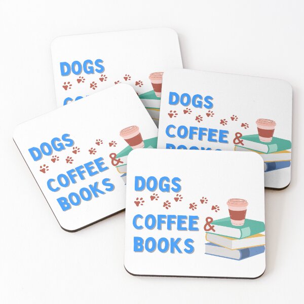 Item preview, Dogs Books And Coffee Dog ReaderDogs Books And Coffee Dog Reader Coffee Quote Coffee Quote designed and sold by Print  Design.