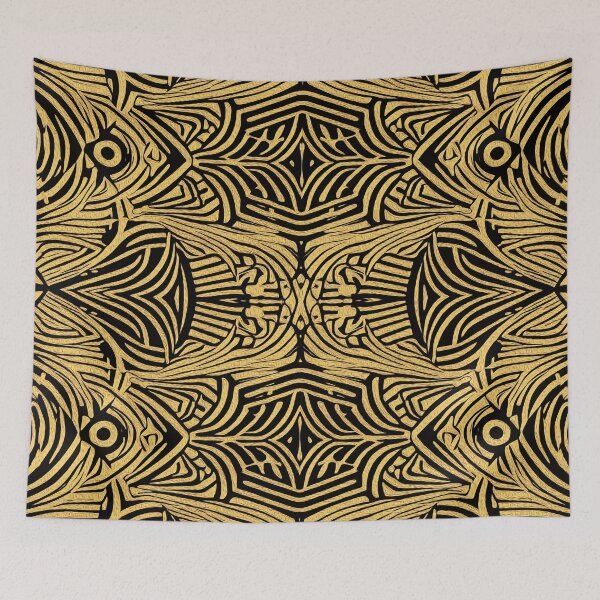 Item preview, Ethnic traditional tribal pattern. golden pattern designed and sold by IlustradoArts.
