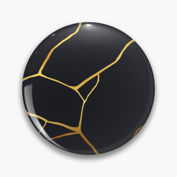 Item preview, Gold Kintsugi Zen (Black) designed and sold by Creativeenso.