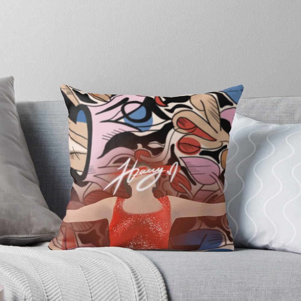 Item preview, Throw Pillow designed and sold by midnightcityy.