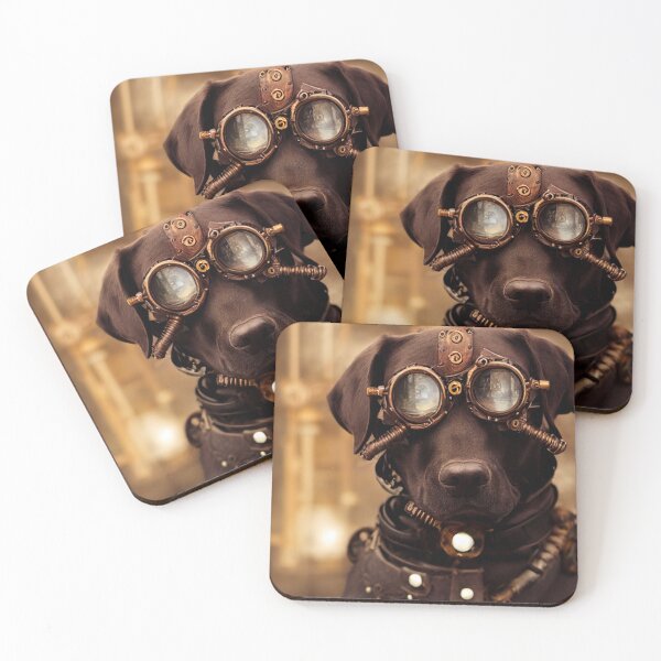 Item preview, Steampunk Labrador 2 designed and sold by Styxiann.