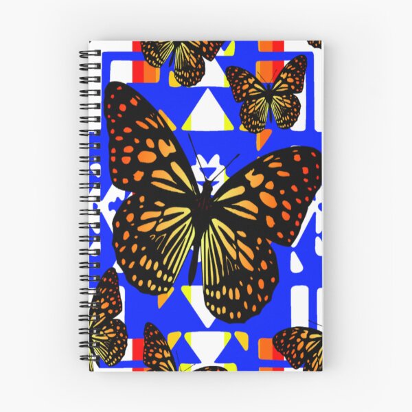 Item preview, Bright Blue / White  / Fire Color  Native Butterfly Blanket Print  designed and sold by JMWCD.