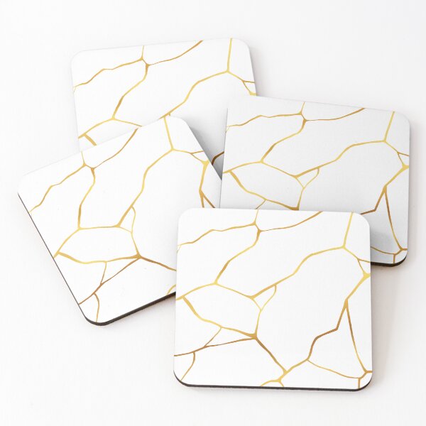 Item preview, Gold Kintsugi Zen (White) designed and sold by Creativeenso.