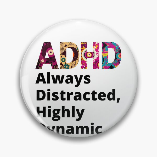 Item preview, ADHD Joke designed and sold by BuraxisQuotes.