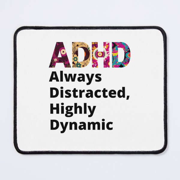 Item preview, ADHD Joke designed and sold by BuraxisQuotes.