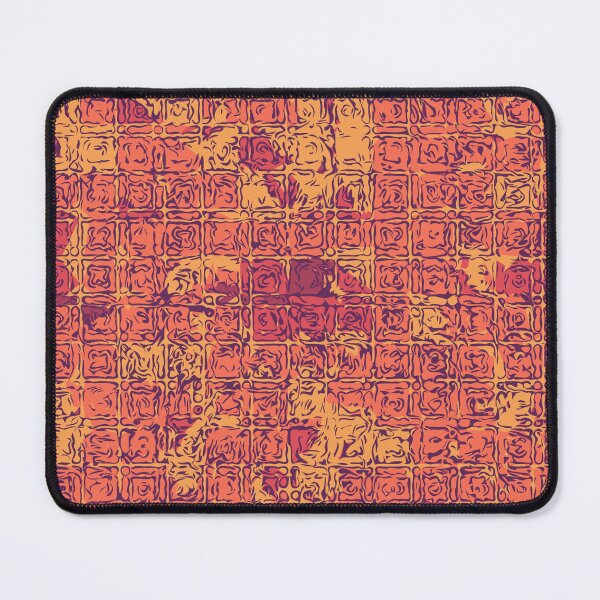 Item preview, Rose grid orange designed and sold by PurpleSandpiper.