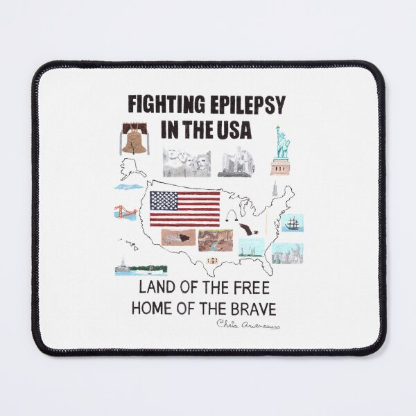 Item preview, FIGHTING EPILEPSY IN THE USA designed and sold by The-ESP-Shirts.