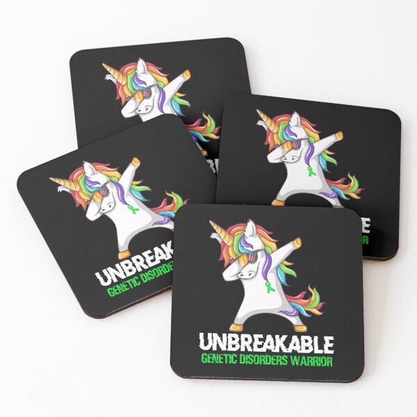 Item preview, Genetic Disorders Awareness - Unicorn Genetic Disorders Warrior Ribbon UNBREAKABLE designed and sold by Fernandezf.